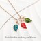 Wrapables Nature Charms for Jewelry Making Enamel Pendants, (Set of 20)
